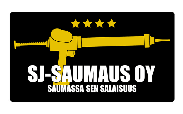 SJ-Saumaus Oy -logo